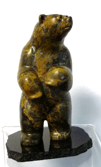 Grizzly bear, Standup on Granite Base -Base - add $20 extra